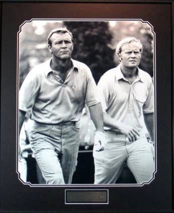 Jack and Arnie at Laurel Valley Framed